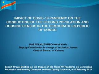Impact of Covid-19 on 2nd Population and Housing Census in DRC