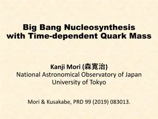 Big Bang Nucleosynthesis and Time-dependent Quark Mass