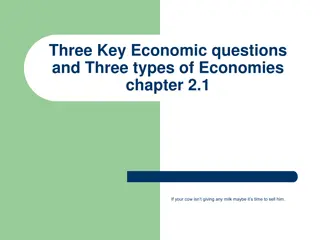 Three Key Economic Questions and Types of Economies