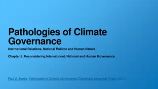 Pathologies of Climate Governance: International Relations, National Politics, and Human Nature