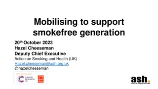 Mobilising Support smokefree generation