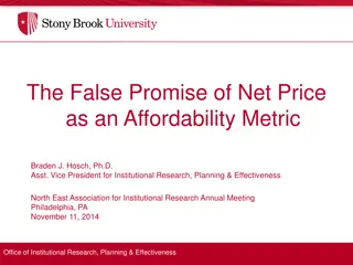The False Promise of Net Price in Affordability Metrics