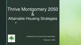 Thrive Montgomery 2050 & Attainable Housing Strategies