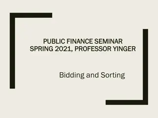 Public Finance Seminar: Bidding and Sorting Class