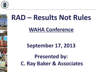 RAD Results Not Rules WAHA Conference
