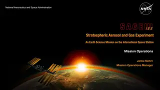 Mission Operations Overview and Team Update