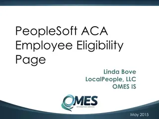 ACA Employee Eligibility Page in PeopleSoft