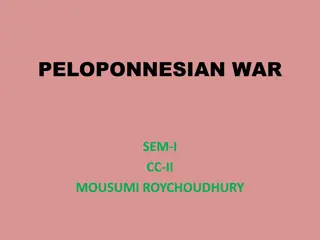 PELOPONNESIAN WAR