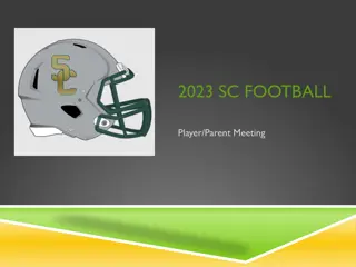 2023 SC Football Player/Parent Meeting Details