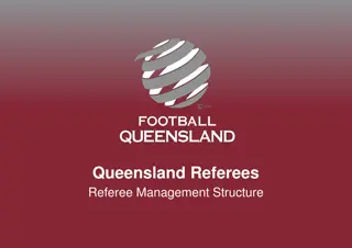 Queensland Referee Management Structure Overview