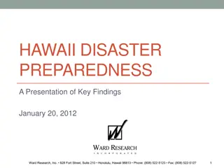 HAWAII DISASTER