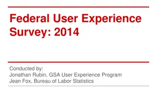 Federal User Experience Survey 2014 Results