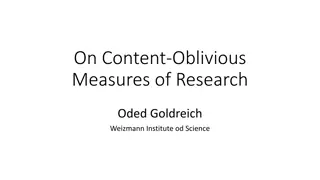 On Content-Oblivious Measures of Research