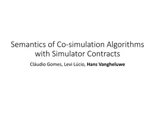Semantics of Co-simulation Algorithms with Simulator Contracts
