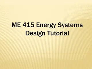 ME.415 Energy Systems Design Course Overview