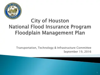 City Floodplain Processes & Actions Documentary Evidence
