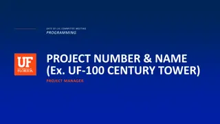 Committee Meeting Programming Project Overview