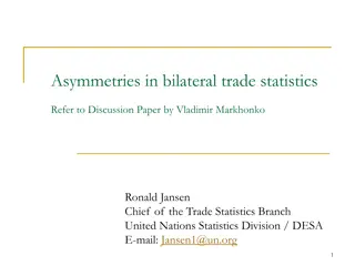 Asymmetries in bilateral trade statistics