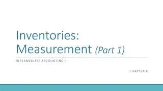 Inventories Measurement Overview