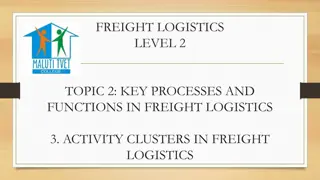 Key Processes and Functions in Freight Logistics