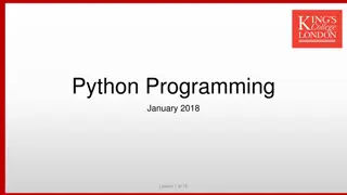 Python Programming