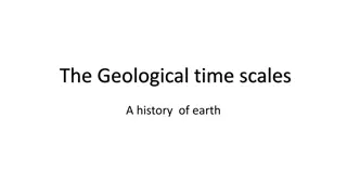 The Geological time scales