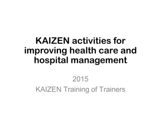 KAIZEN Activities for Improving Health Care and Hospital Management