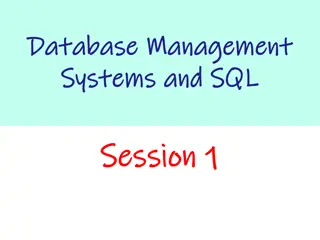Introduction to Database Management Systems