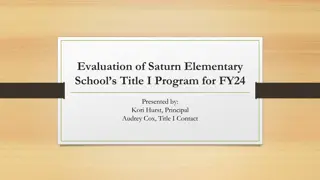 Evaluation of Saturn Elementary School's Title I Program for FY24