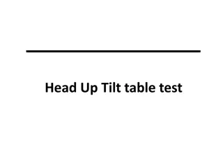 Syncope and Tilt Table Test
