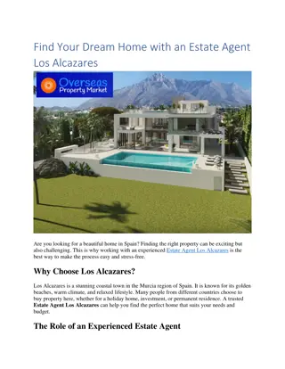 Find Your Dream Home with an Estate Agent Los Alcazares (1)