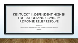 Kentucky Independent Higher Education and COVID-19 Response