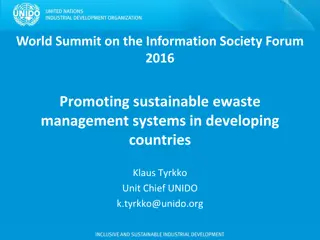 Promoting Sustainable E-Waste Management Systems in Developing Countries