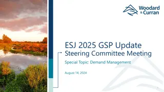 ESJ 2025 GSP: Steering Committee Meeting on Demand Management
