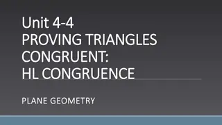 Proving Triangles Congruent with HL Postulate