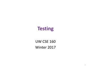 Testing
