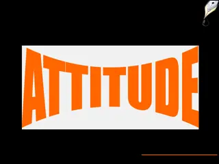 The Power of Attitude: Define, Refine, and Shine