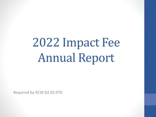 2022 Impact Fee Annual Report Summary
