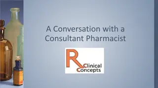 The Role of Consultant Pharmacists