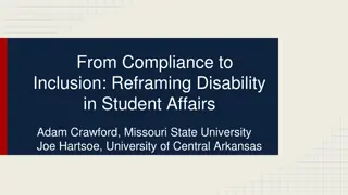 Reframing Disability in Student Affairs