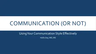 Effective Communication Styles for Better Interaction