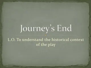 Historical Context of Journeys End in WW1 Trench Warfare