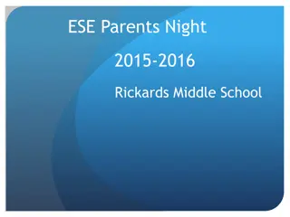 ESE Parents Night