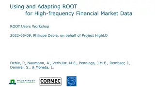 Using and Adapting ROOT  for High-frequency Financial Market Data