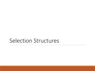 Selection Structures and Temperature Conversion in Various Programming Paradigms