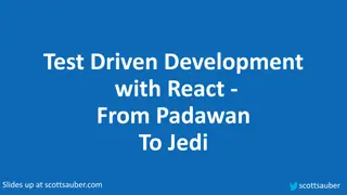 Test-Driven Development with React Jedi