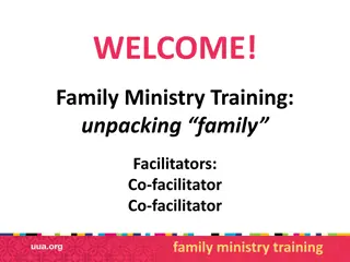 Family Ministry Training: Unpacking Family Facilitators