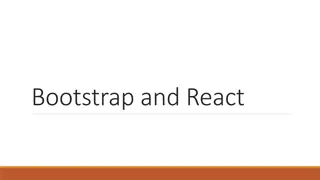 Bootstrap and React