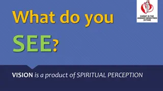 Eyes of Faith: Embracing Spiritual Perception for 2019 Vision