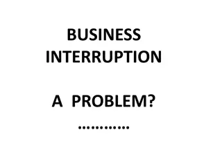 Business Interruption Risks